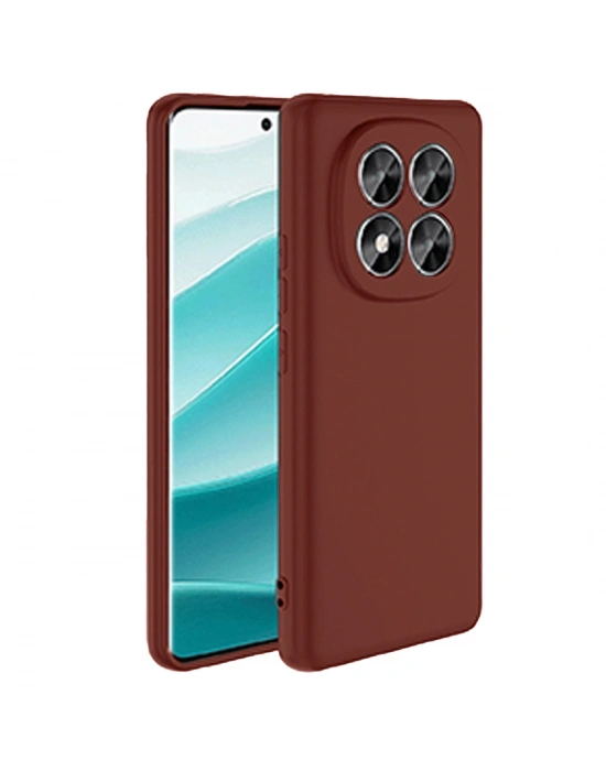 Newface Xiaomi Redmi Note 14 Pro 4G Kılıf First Silikon - Bordo