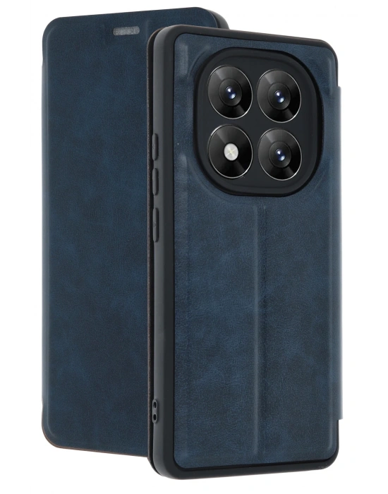 Newface Xiaomi Redmi Note 14 Pro 4G Kılıf Flip Cover - Lacivert