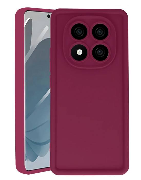 Newface Xiaomi Redmi Note 14 Pro 4G Kılıf Viera Silikon - Bordo