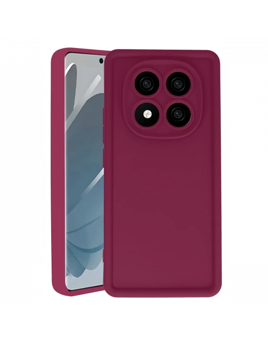 Newface Xiaomi Redmi Note 14 Pro 4G Kılıf Viera Silikon - Bordo