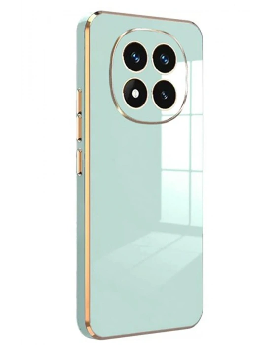 Newface Xiaomi Redmi Note 14 Pro 4G Kılıf Volet Silikon - Açık Yeşil