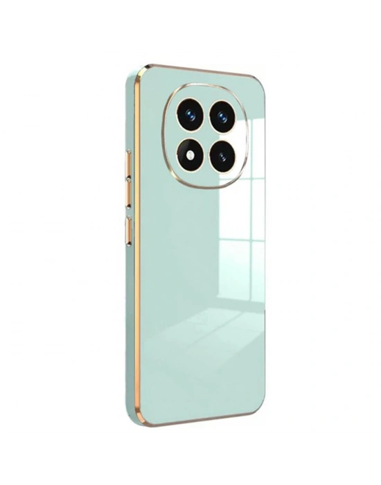Newface Xiaomi Redmi Note 14 Pro 4G Kılıf Volet Silikon - Açık Yeşil
