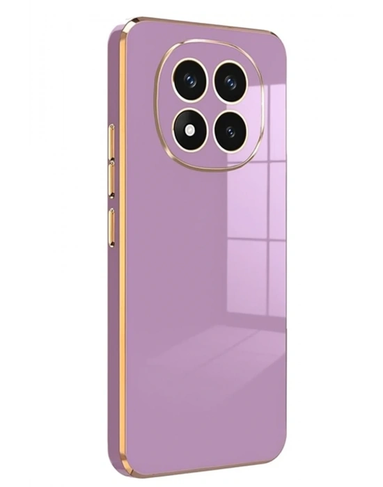 Newface Xiaomi Redmi Note 14 Pro 4G Kılıf Volet Silikon - Mor