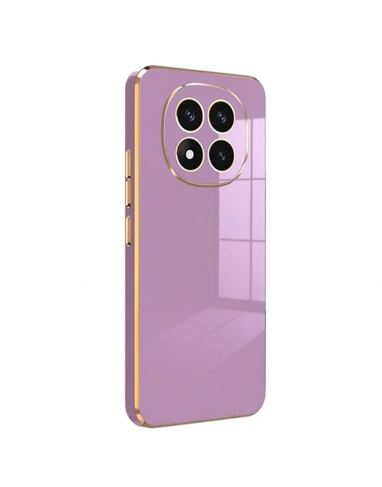 Newface Xiaomi Redmi Note 14 Pro 4G Kılıf Volet Silikon - Mor