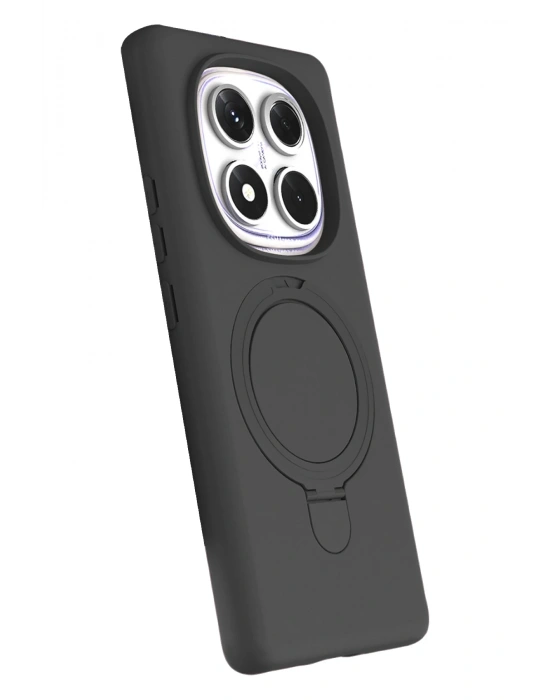 Newface Xiaomi Redmi Note 14 Pro 4G Regal Magsafe Standlı Kapak - Titan Gri