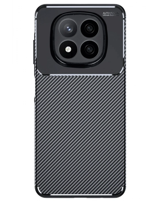 Newface Xiaomi Redmi Note 14 Pro 5G Kılıf Auto Focus Karbon Kapak - Siyah