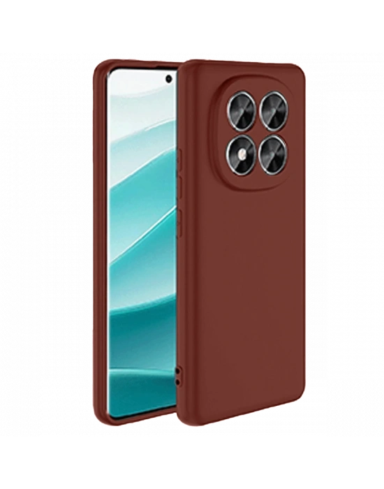 Newface Xiaomi Redmi Note 14 Pro 5G Kılıf First Silikon - Bordo