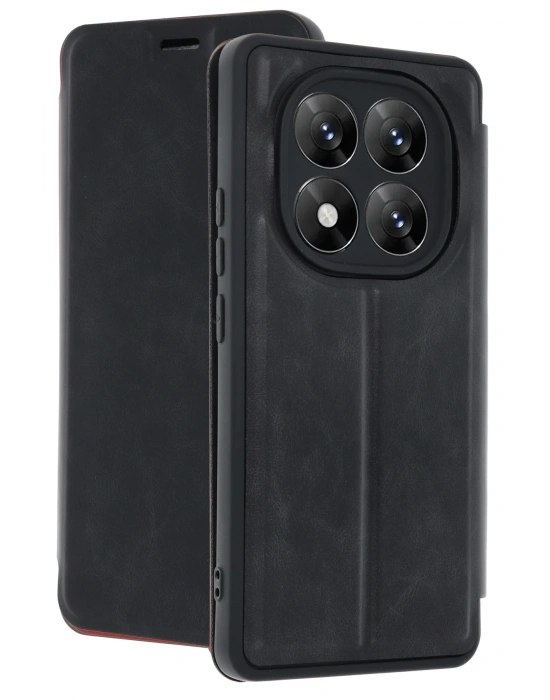 Newface Xiaomi Redmi Note 14 Pro 5G Kılıf Flip Cover - Siyah