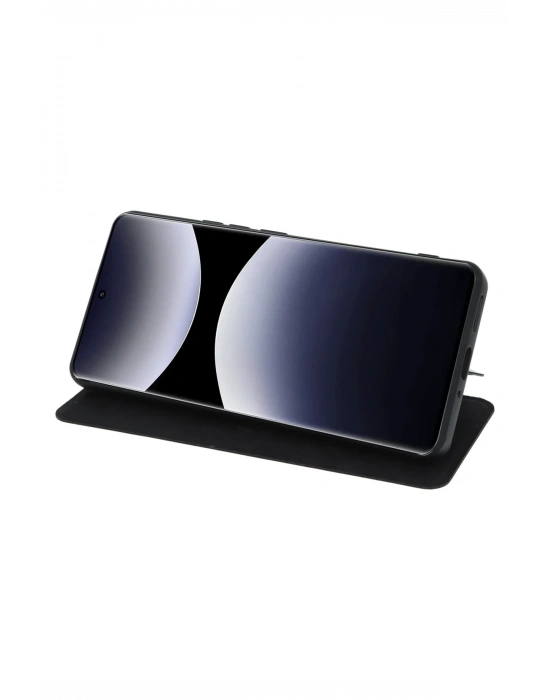 Newface Xiaomi Redmi Note 14 Pro 5G Kılıf Flip Cover - Siyah