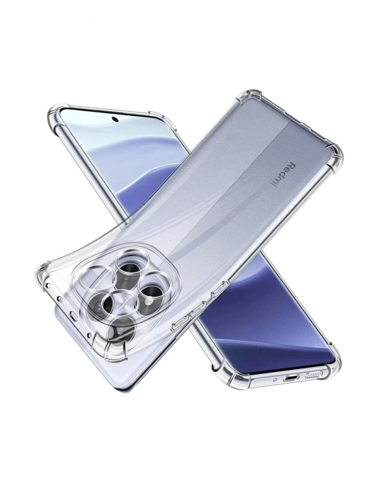 Newface Xiaomi Redmi Note 14 Pro 5G Kılıf Lüx Şeffaf Silikon