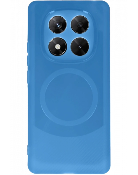 Newface Xiaomi Redmi Note 14 Pro 5G Kılıf Maya Karbon Kapak - Lacivert