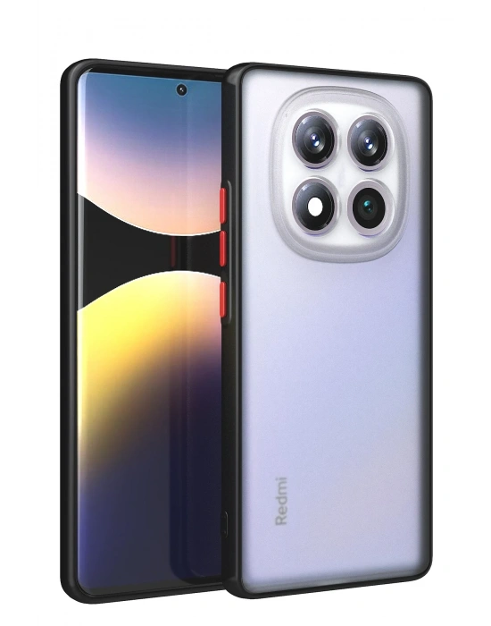 Newface Xiaomi Redmi Note 14 Pro 5G Kılıf Montreal Silikon Kapak - Siyah