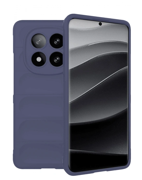 Newface Xiaomi Redmi Note 14 Pro 5G Kılıf Optimum Silikon - Lacivert