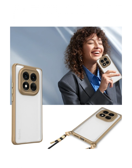 Newface Xiaomi Redmi Note 14 Pro 5G Kılıf Penta Silikon Kılıf - Lacivert
