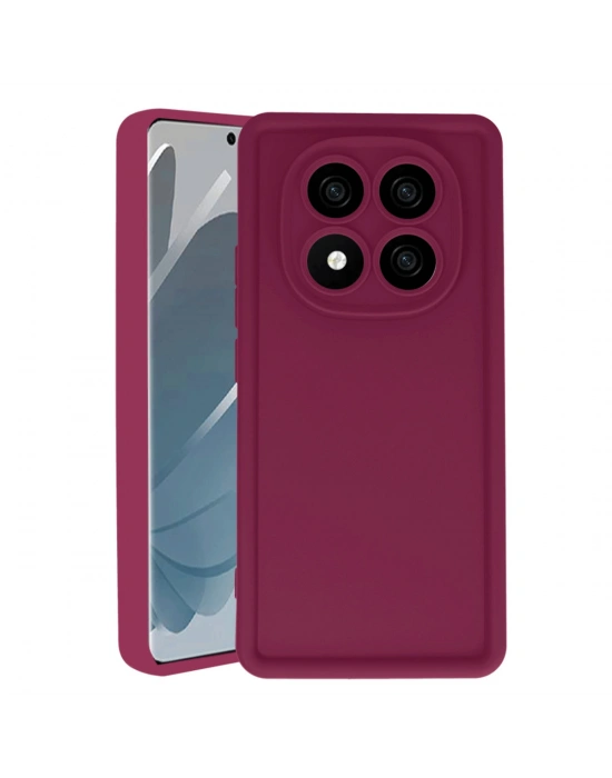 Newface Xiaomi Redmi Note 14 Pro 5G Kılıf Viera Silikon - Bordo