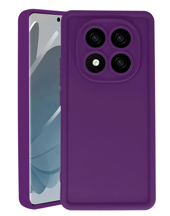 Newface Xiaomi Redmi Note 14 Pro 5G Kılıf Viera Silikon - Mürdüm