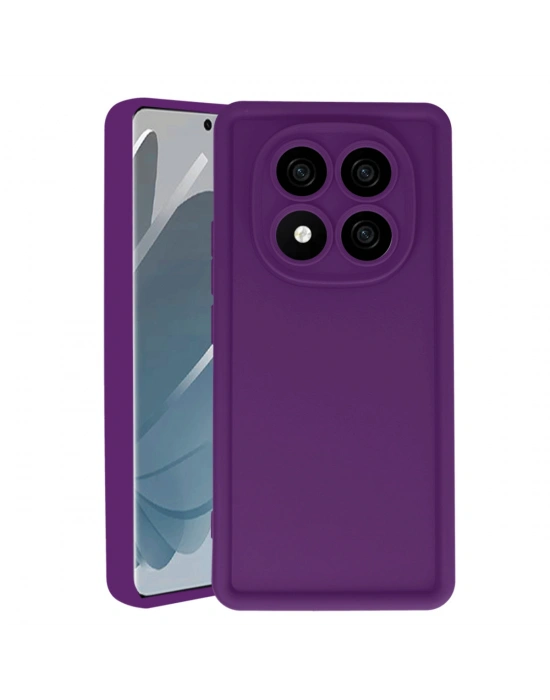 Newface Xiaomi Redmi Note 14 Pro 5G Kılıf Viera Silikon - Mürdüm