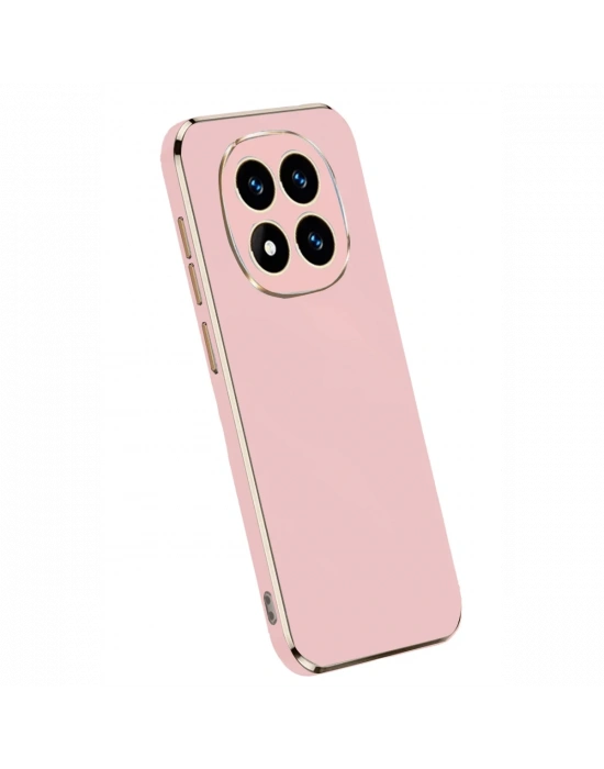Newface Xiaomi Redmi Note 14 Pro 5G Kılıf Volet Silikon - Pembe