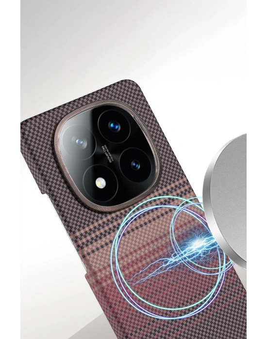 Newface Xiaomi Redmi Note 14 Pro 5G Vega Magsafe Kapak - Siyah