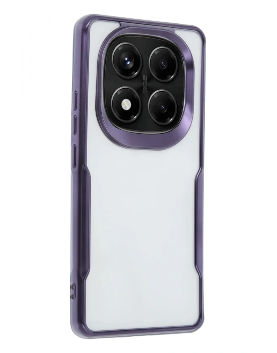 Newface Xiaomi Redmi Note 14 Pro Plus Kılıf Boyi Silikon Kapak - Derin Mor