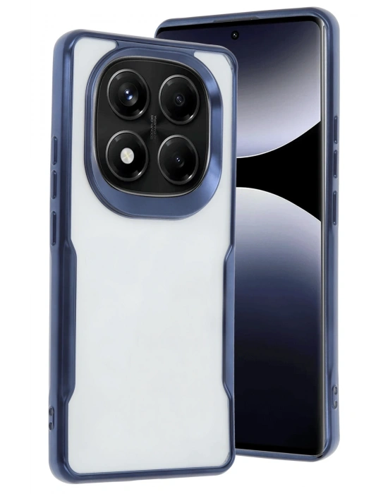 Newface Xiaomi Redmi Note 14 Pro Plus Kılıf Boyi Silikon Kapak - Lacivert