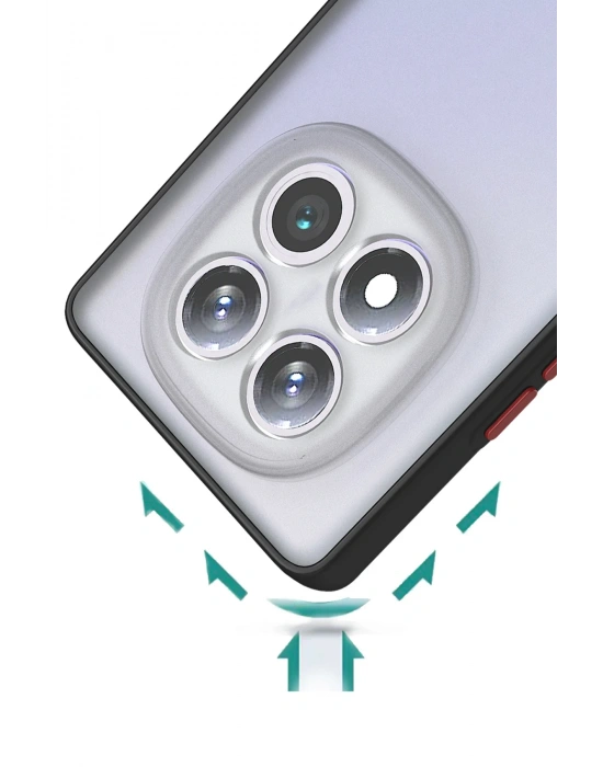 Newface Xiaomi Redmi Note 14 Pro Plus Kılıf Montreal Silikon Kapak - Siyah