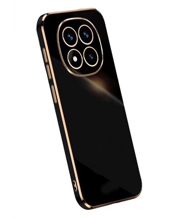 Newface Xiaomi Redmi Note 14 Pro Plus Kılıf Volet Silikon - Siyah