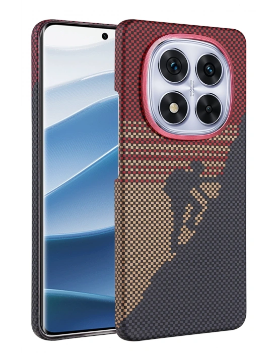 Newface Xiaomi Redmi Note 14 Pro Plus Vega Magsafe Kapak - Kırmızı