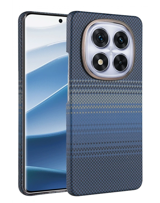 Newface Xiaomi Redmi Note 14 Pro Plus Vega Magsafe Kapak - Mavi