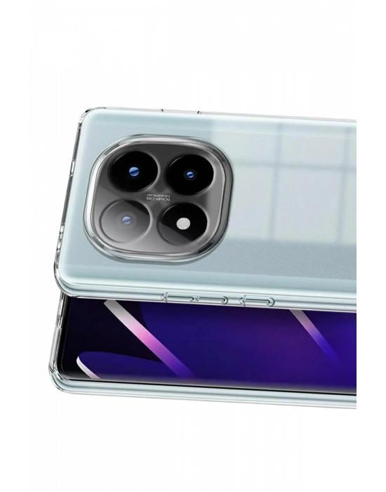 Newface Xiaomi Redmi Note 15 Pro Plus 5G Lüx Şeffaf Silikon - Şeffaf