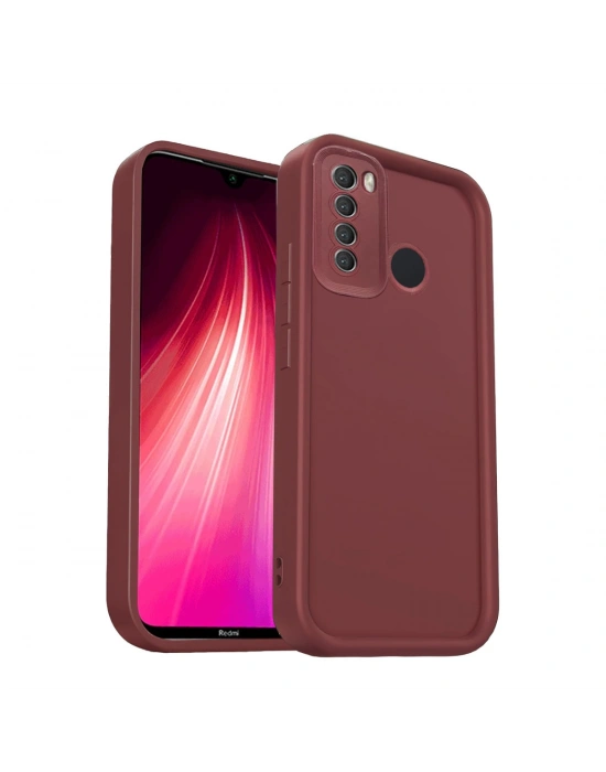 Newface Xiaomi Redmi Note 8 Kılıf Viera Silikon - Bordo