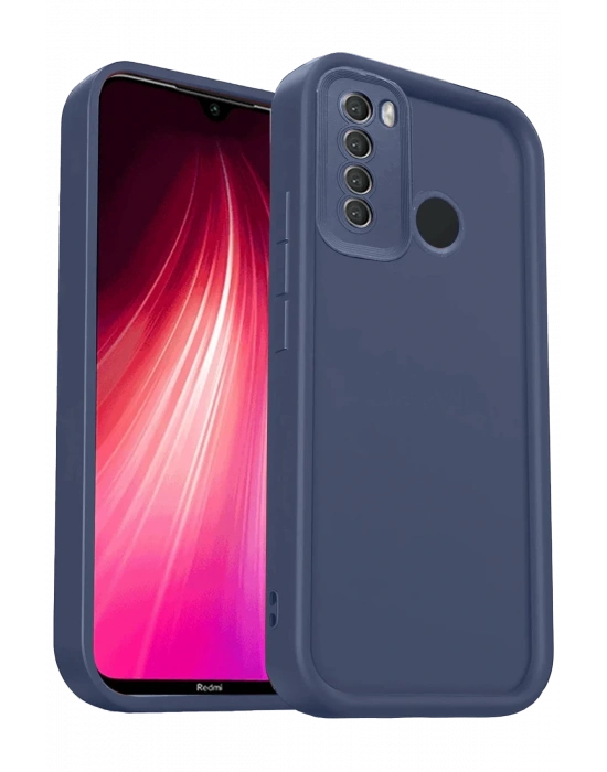 Newface Xiaomi Redmi Note 8 Kılıf Viera Silikon - Lacivert