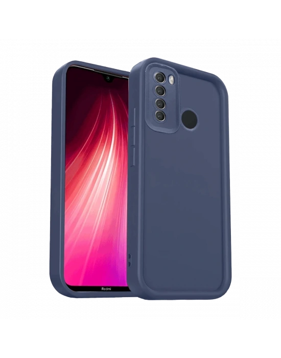 Newface Xiaomi Redmi Note 8 Kılıf Viera Silikon - Lacivert