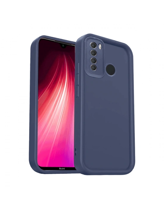 Newface Xiaomi Redmi Note 8 Kılıf Viera Silikon - Lacivert