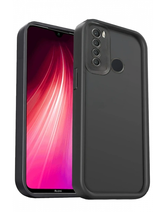 Newface Xiaomi Redmi Note 8 Kılıf Viera Silikon - Siyah