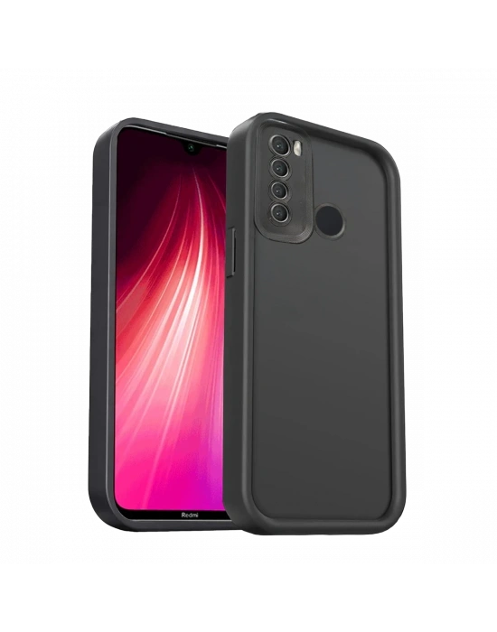 Newface Xiaomi Redmi Note 8 Kılıf Viera Silikon - Siyah