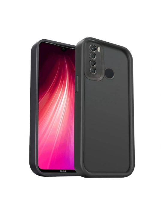 Newface Xiaomi Redmi Note 8 Kılıf Viera Silikon - Siyah