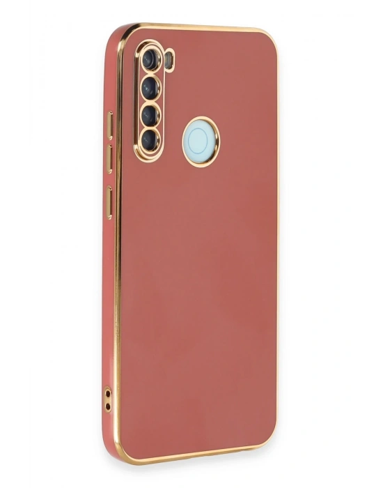 Newface Xiaomi Redmi Note 8 Kılıf Volet Silikon - Kırmızı