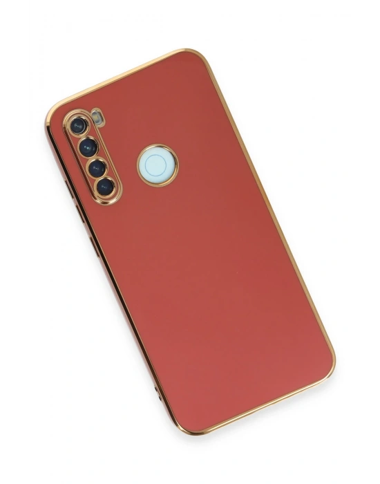 Newface Xiaomi Redmi Note 8 Kılıf Volet Silikon - Kırmızı