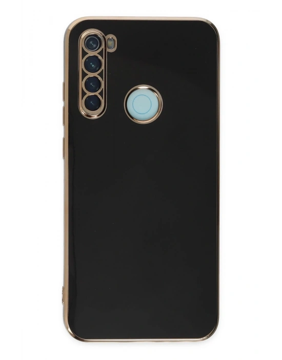 Newface Xiaomi Redmi Note 8 Kılıf Volet Silikon - Siyah