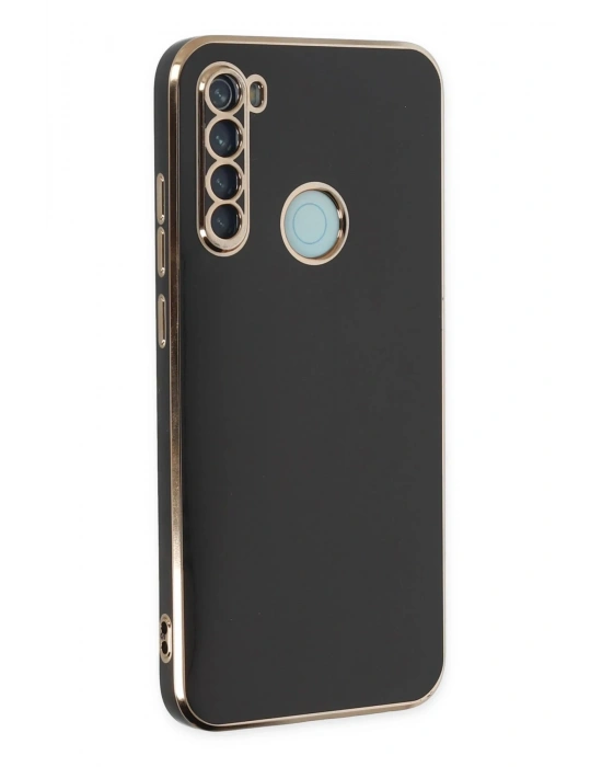 Newface Xiaomi Redmi Note 8 Kılıf Volet Silikon - Siyah