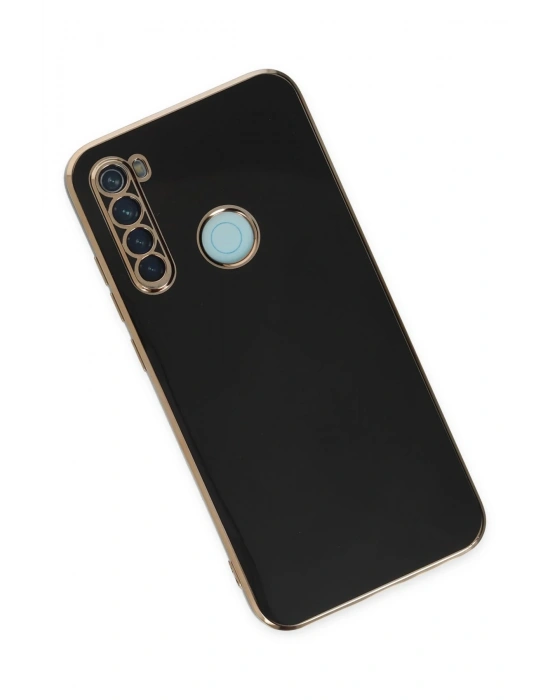 Newface Xiaomi Redmi Note 8 Kılıf Volet Silikon - Siyah