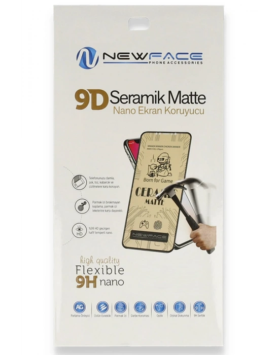 Newface Xiaomi Redmi Note 8 Mat Seramik Nano Ekran Koruyucu
