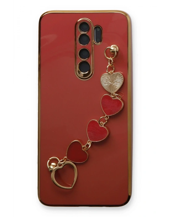 Newface Xiaomi Redmi Note 8 Pro Kılıf Esila Silikon - Kırmızı