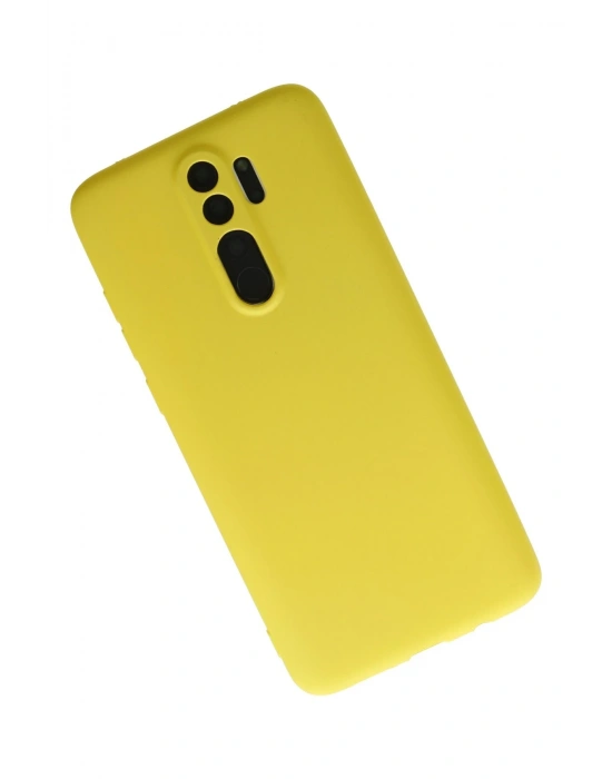 Newface Xiaomi Redmi Note 8 Pro Kılıf First Silikon - Sarı