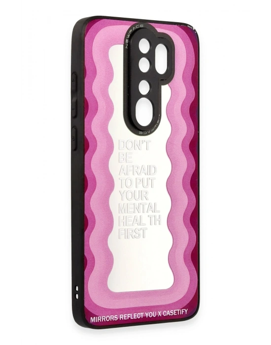 Newface Xiaomi Redmi Note 8 Pro Kılıf Mirror Desenli Kapak - Mirror - 11