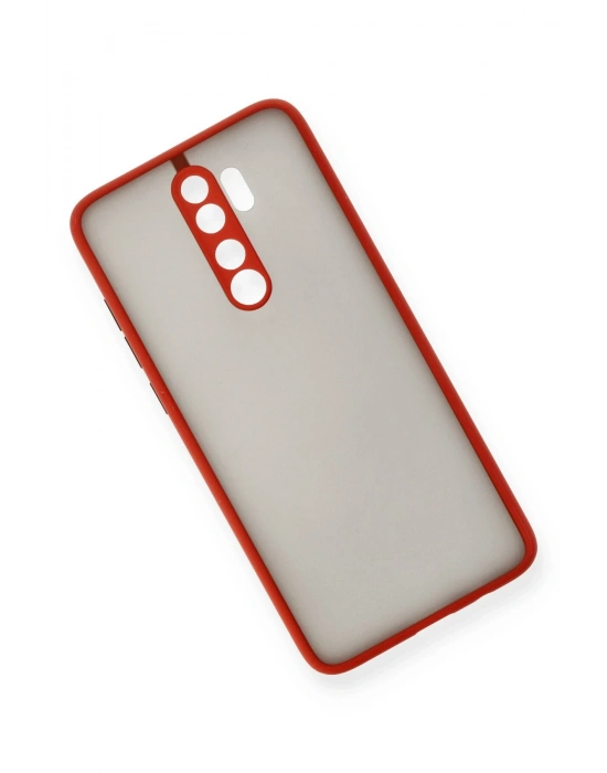 Newface Xiaomi Redmi Note 8 Pro Kılıf Montreal Silikon Kapak - Kırmızı