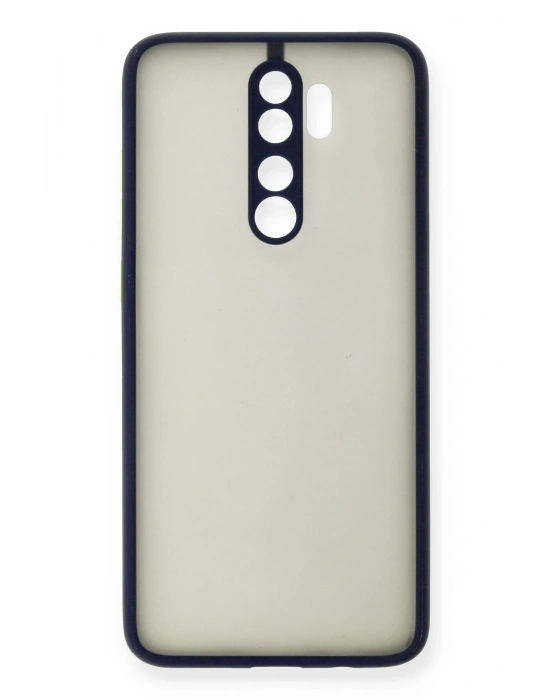 Newface Xiaomi Redmi Note 8 Pro Kılıf Montreal Silikon Kapak - Lacivert