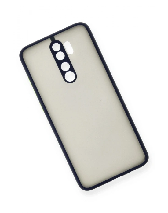 Newface Xiaomi Redmi Note 8 Pro Kılıf Montreal Silikon Kapak - Lacivert