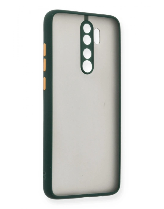 Newface Xiaomi Redmi Note 8 Pro Kılıf Montreal Silikon Kapak - Yeşil